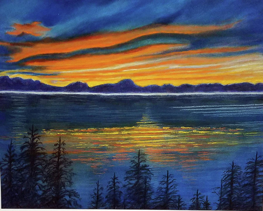 Tahoe Reflections Painting by Lorraine Foster