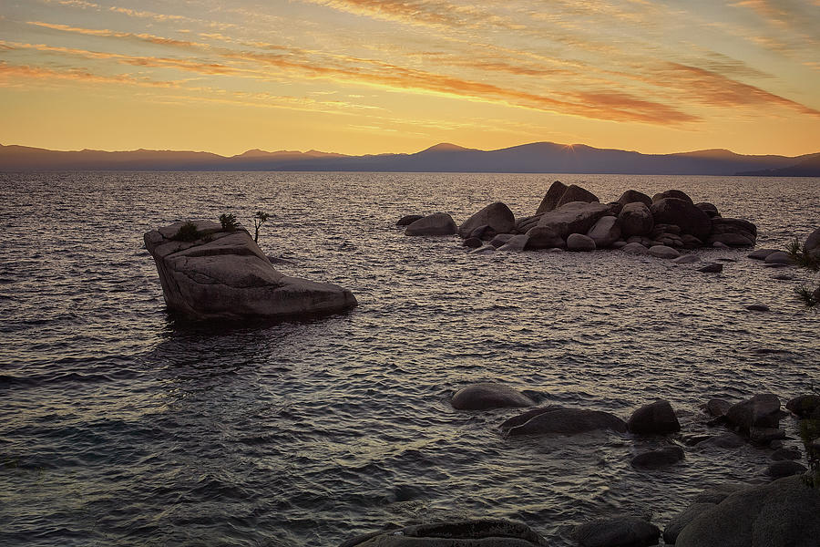 Tahoe Shoe Sunrise Photograph by Jon Glaser