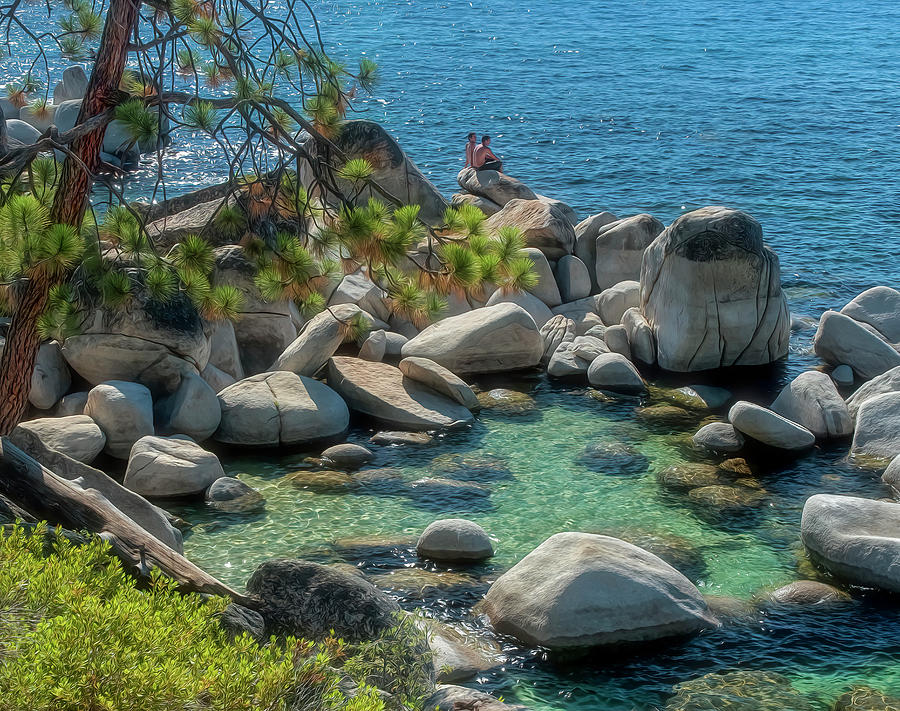 Tahoe Swimming Hole Photograph by Ginger Stein