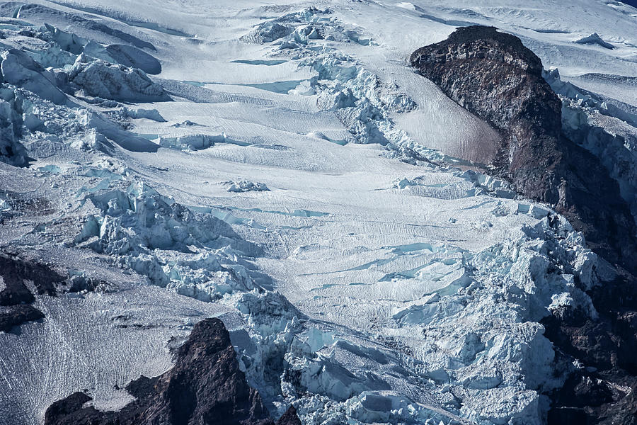 Tahoma Glacier, Mount Rainier 2018 Photograph by Belinda Greb