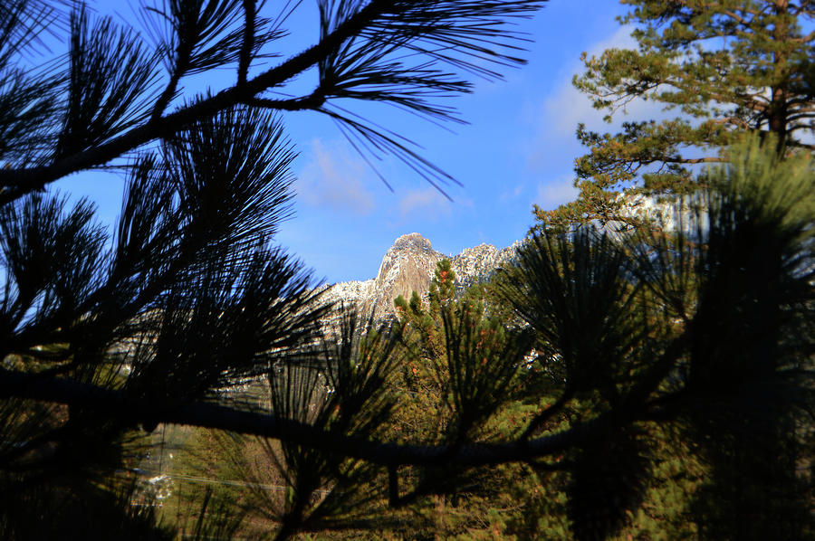Tahquitz Peak From Downtown Idyllwild Photograph