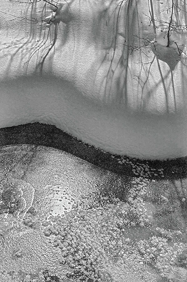 Taijitu Frozen Stream Photograph by Geoffrey Ferguson