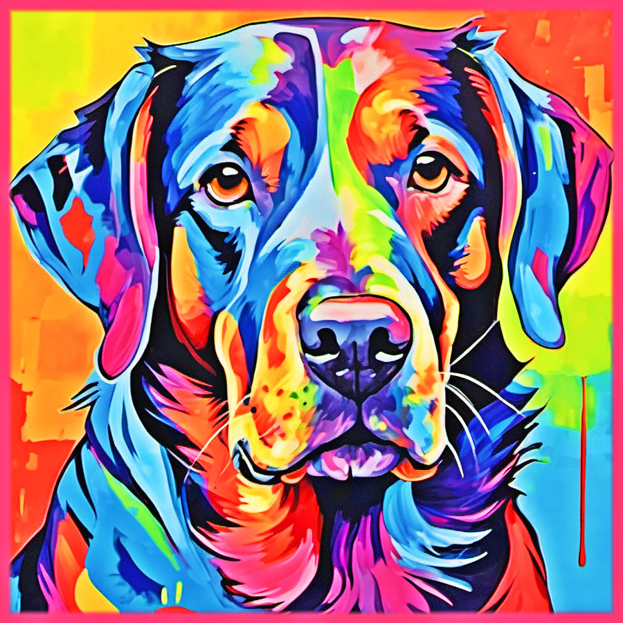 Tail-Wagging Masterpieces Best Dog Art Digital Art by Animals Designs ...