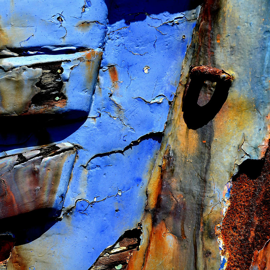 Abstract Photograph - Tainted Blues by Sabina DAntonio
