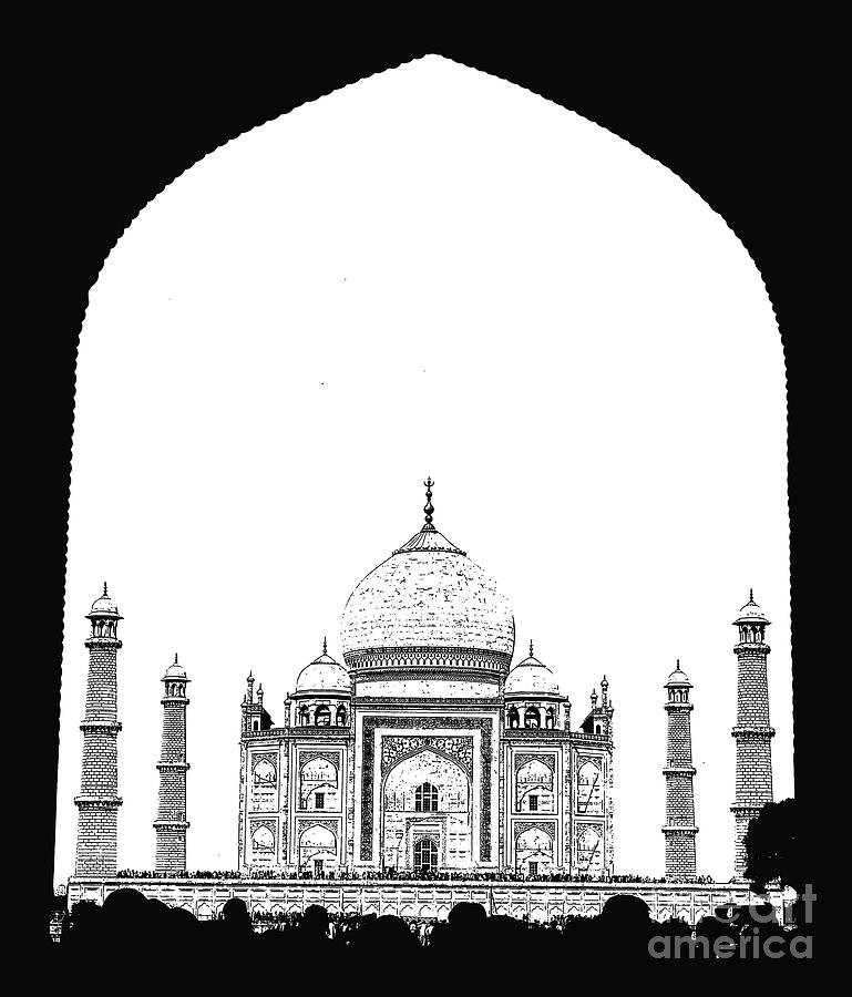Taj Mahal drawing. by SaralovesMichael on DeviantArt