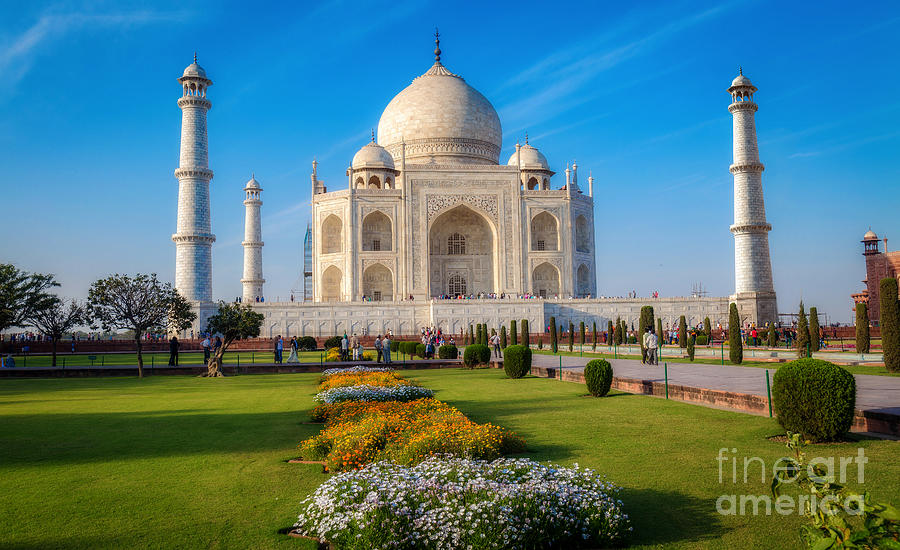 Taj Mahal Agra India Photograph by Roop - Pixels