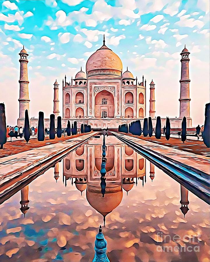 Taj Mahal Artwork Digital Art By Elias Iturra Fine Art America   Taj Mahal Artwork Elias Iturra 