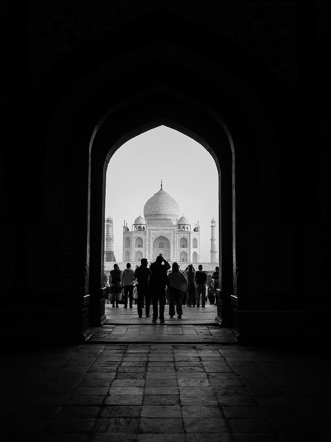 Taj Mahal Framed by Arch of Great Gate Darwaza-i-rauza Photograph by Pak Hong