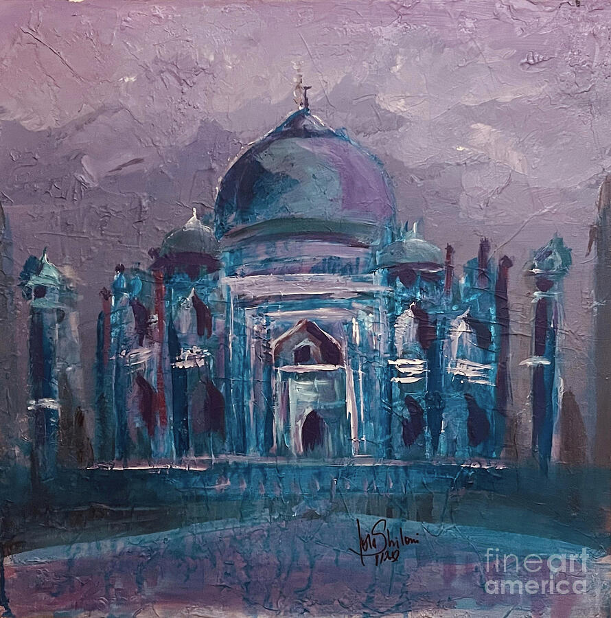 Taj Mahal  Painting by Jolanta Shiloni