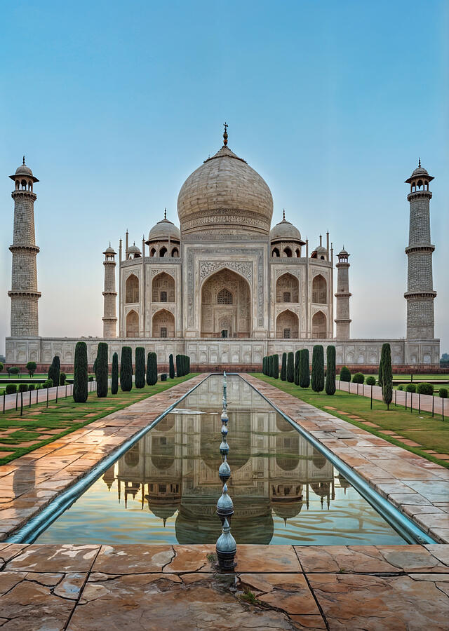 Taj Mahal Mausoleum Digital Art by Mango Art Taj Mahal Mausoleum Digital Art by Mango Art