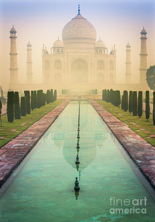 Architecture Photograph - Taj Mahal Predawn by Inge Johnsson