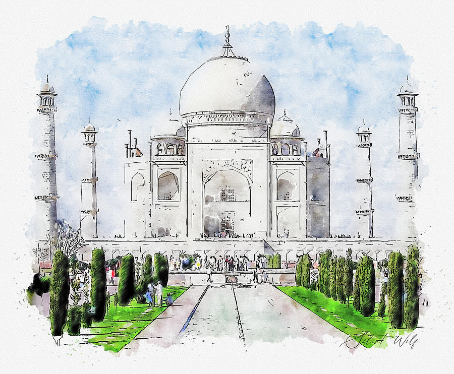 Taj Mahal Digital Art by Dujuan Robertson