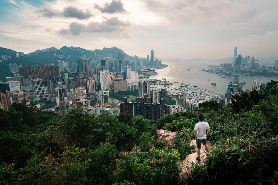 Take a look on Hong Kong city Photograph by Jumpscape