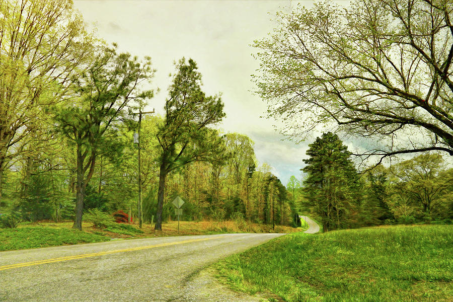 Country Road Take Me Home Rural VA Photograph by Ola Allen