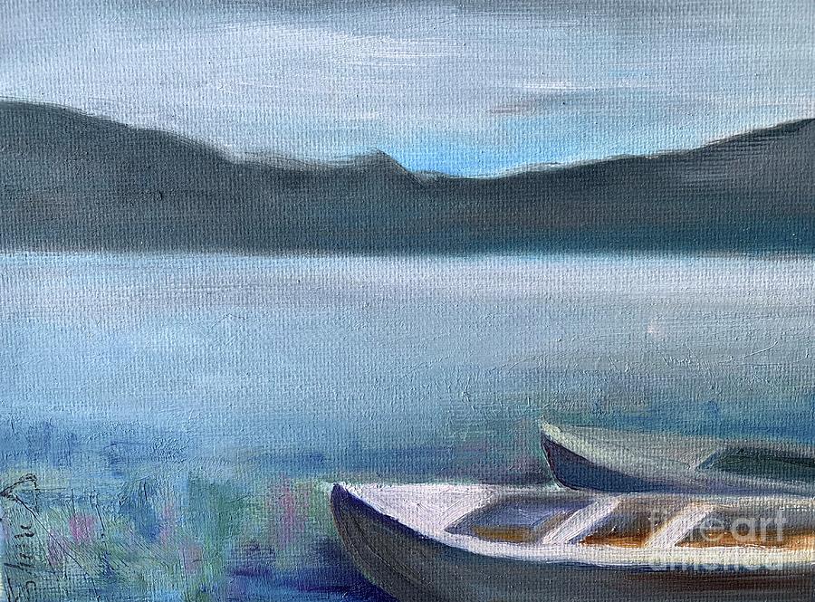 Take Me to the Lake Painting by Sherri Dauphinais