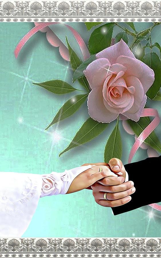 Wedding Digital Art - Take My Hand by Julie Grace