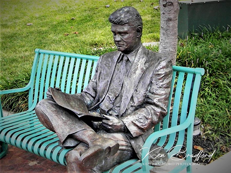 Taking a Break Statue Photograph by Ken Bradford - Fine Art America