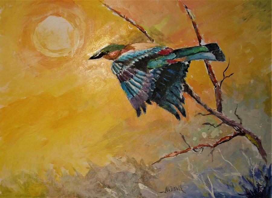 Taking Flight at Sunup Painting by Al Brown