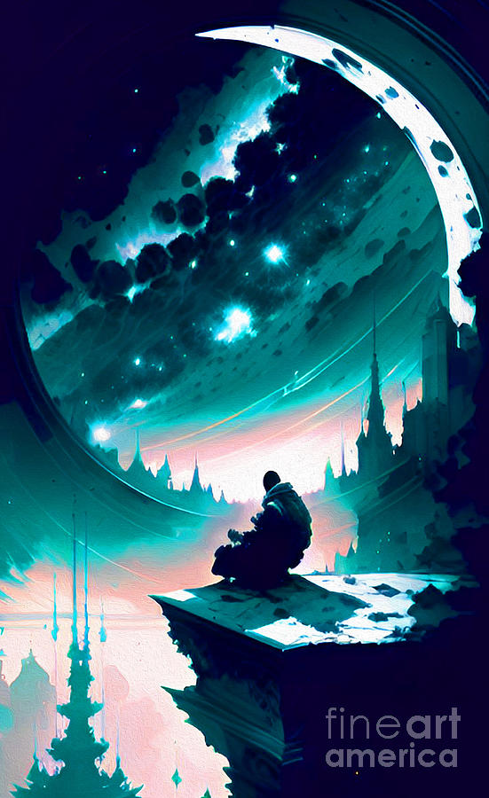 Taking Notes At the Edge of the Universe Digital Art by Jimi Bush ...