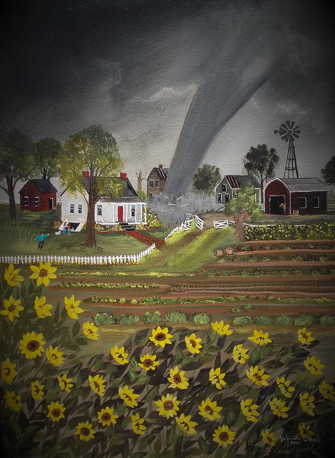 Taking Shelter Painting by Virginia Coyle