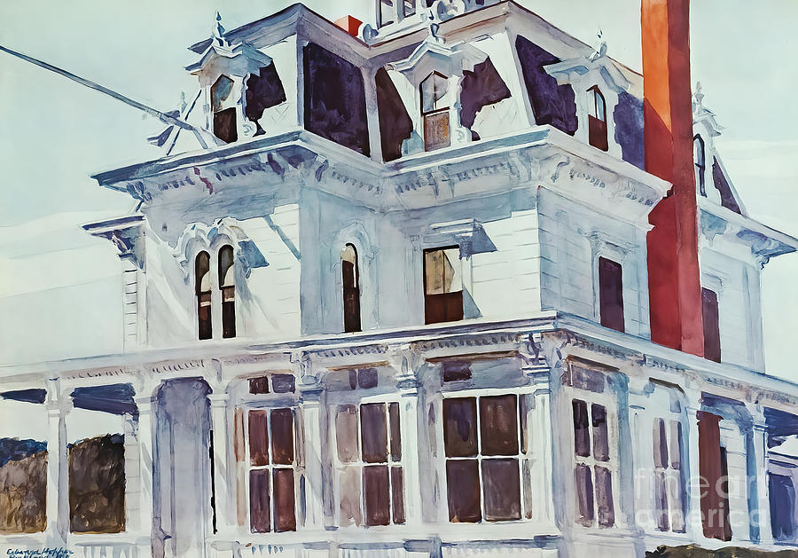 Talbots House 1926 Painting by Edward Hopper