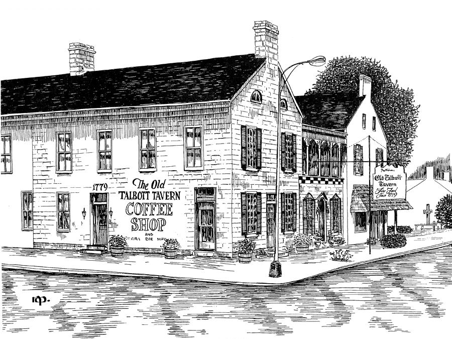 Talbott Tavern Drawing by Robert Powell Fine Art America