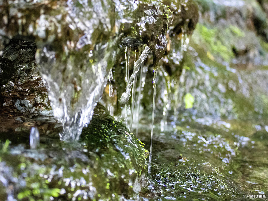 Talcott Falls Closeup Photograph by John Laursen - Fine Art America