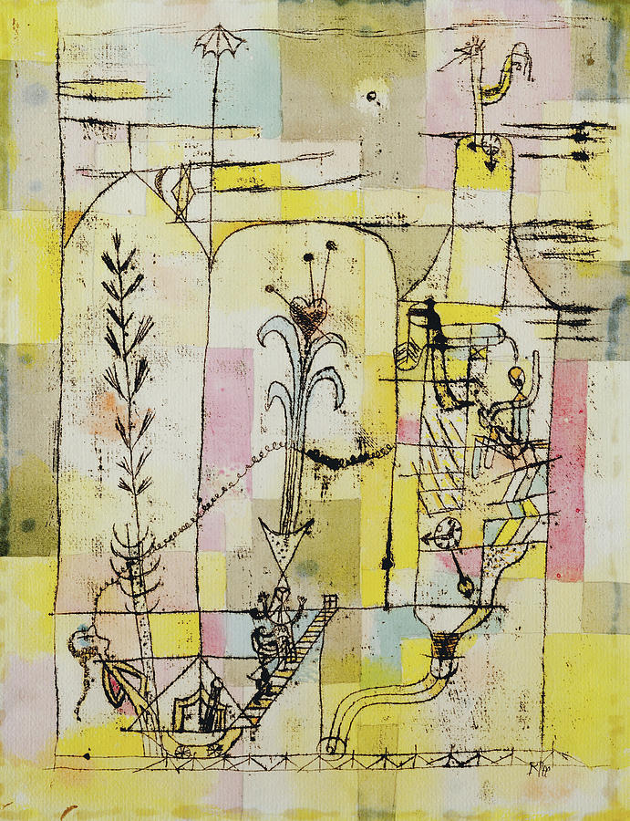 Paul Klee Painting - Tale a la Hoffmann by Paul Klee