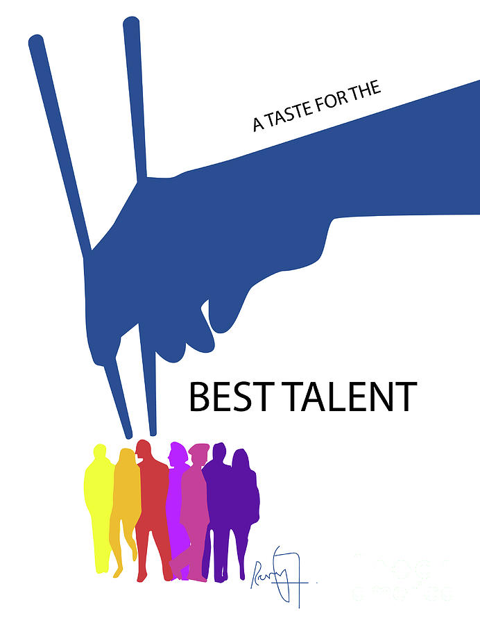 Talents HR Poster Digital Art by Remy Francis