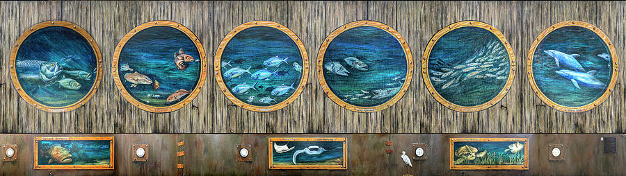 Tales from the Harbor - Composite View Photograph by Punta Gorda Historic Mural Society
