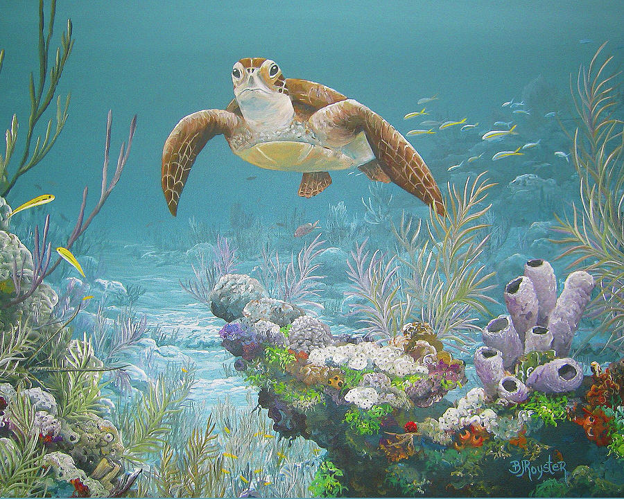 Reef Painting - Talk to Me by BJ Royster