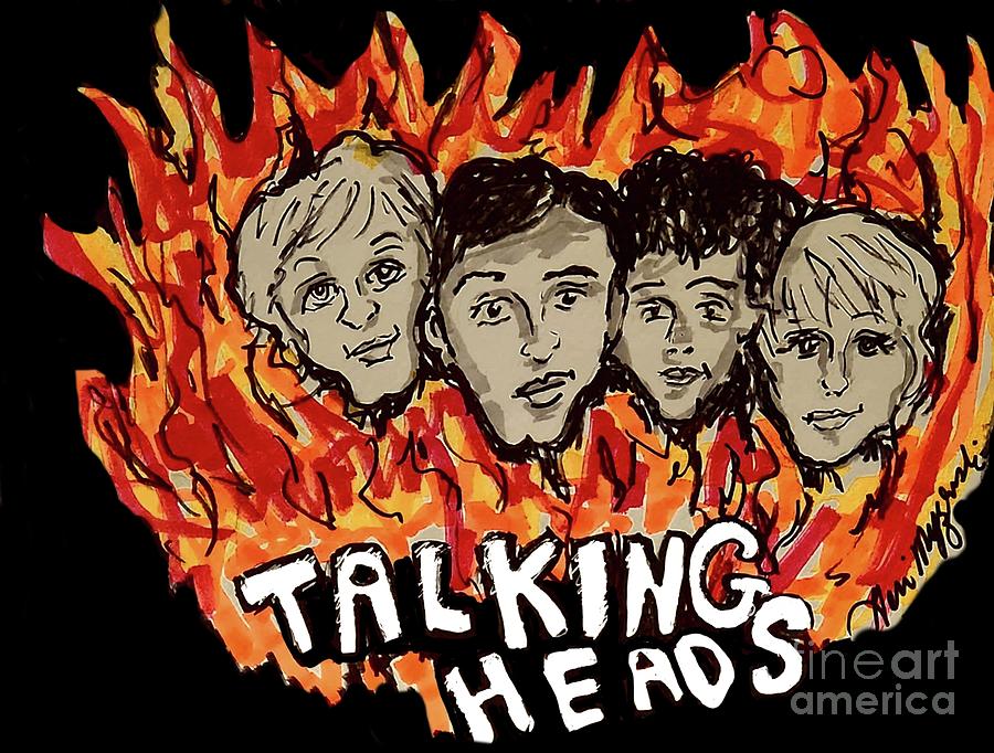 Talking Heads Once In A Lifetime Mixed Media