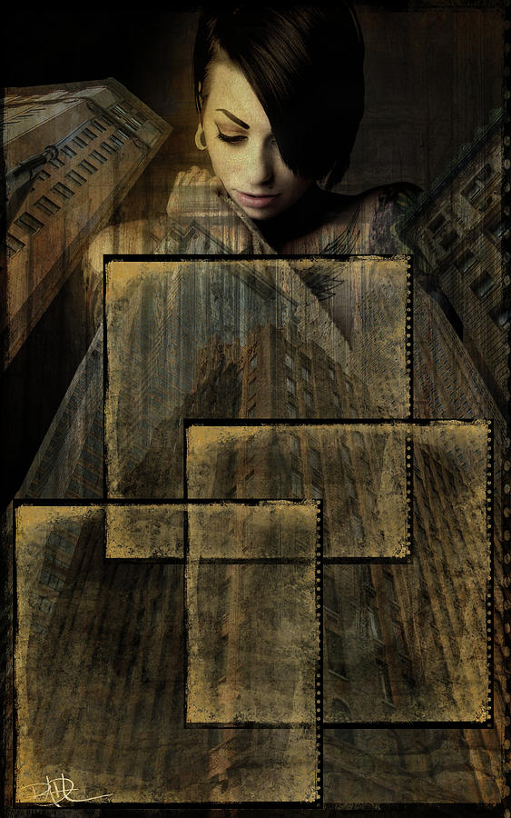 Tall and squares Digital Art by Ricardo Dominguez