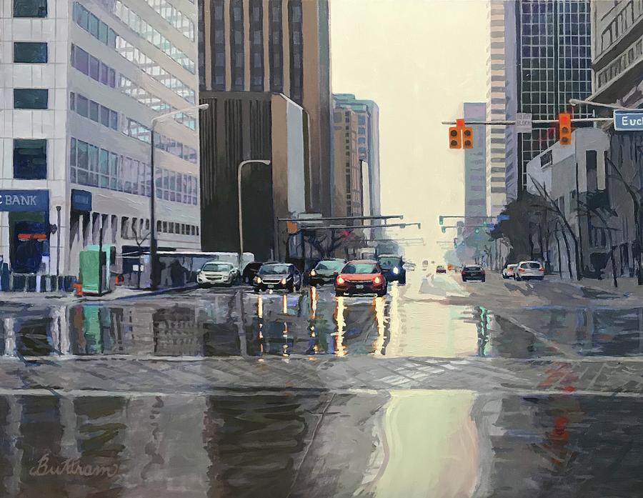 Tall Buildings Painting by David Buttram