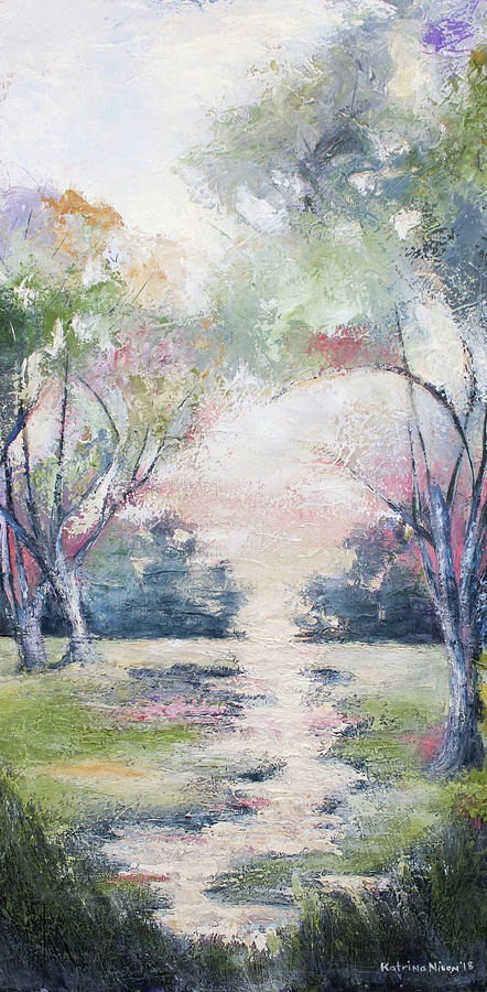 Tall River Painting by Katrina Nixon