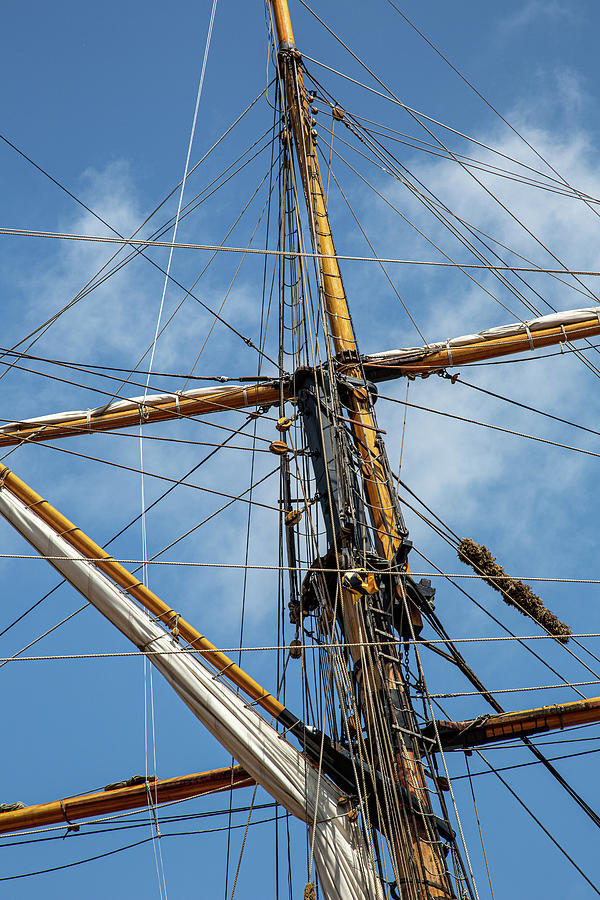 Tall Ship Mast Photograph by Dale Kincaid