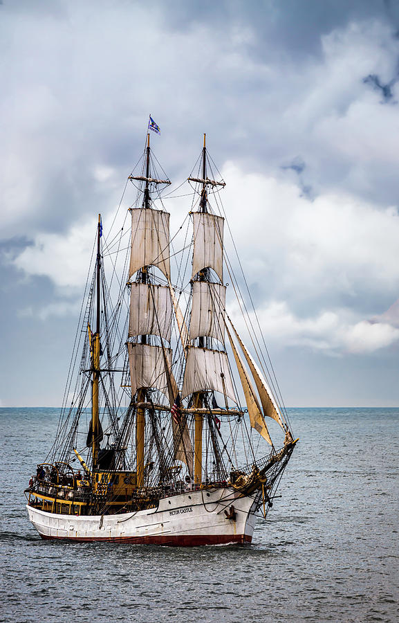 Tall Ship Picton Castle Photograph by Dale Kincaid