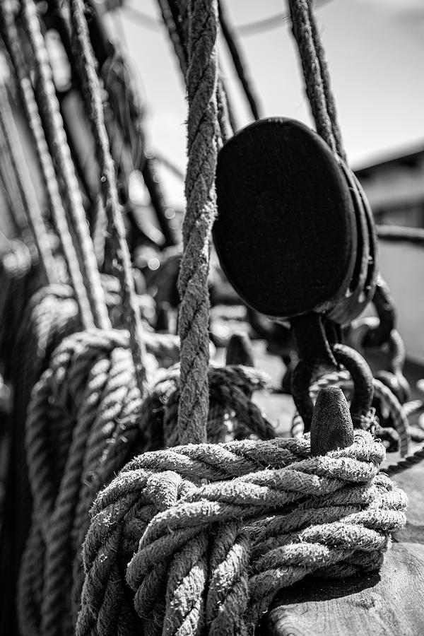 Tall Ship Rigging Art Photograph by Dale Kincaid
