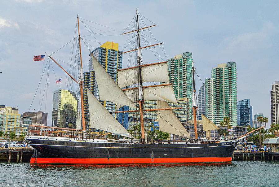 Tall Ship The Star of India Photograph by Tommy Anderson