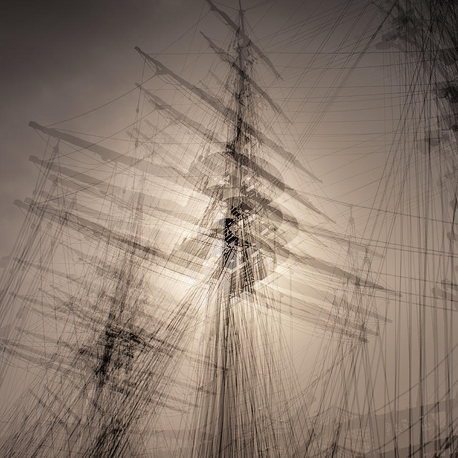 Tall ships and the un Photograph by All Images Copyright And Created By Maxblack
