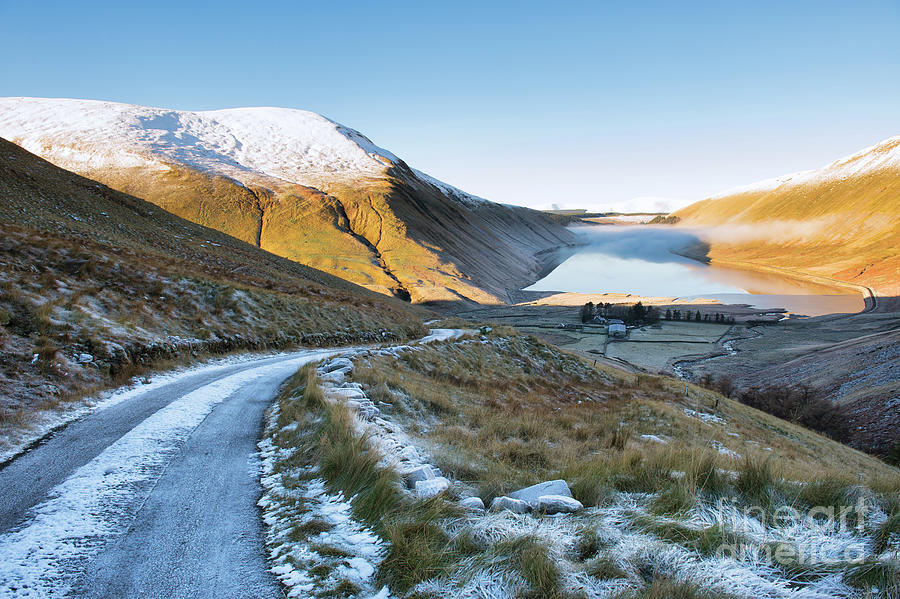 Talla Reservoir Scottish Borders in Winter Photograph by Tim Gainey