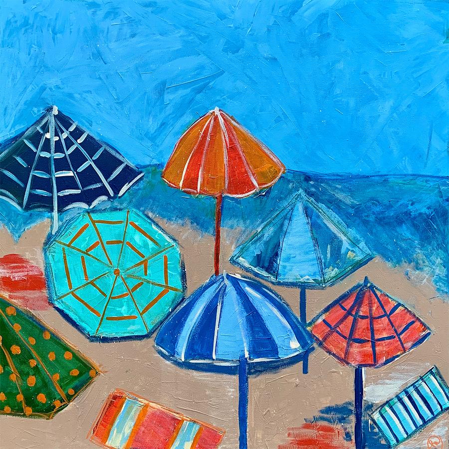 Tamarack Beach Painting by Monica Martin