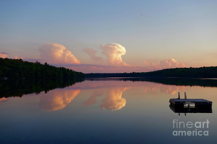Tamarack Lake Sunset Photograph by Sandra Updyke