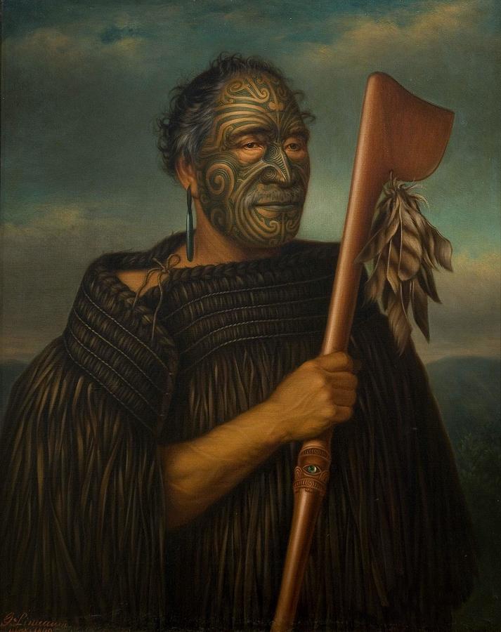 Tamati Waka Nene Drawing by Gottfried Lindauer - Fine Art America