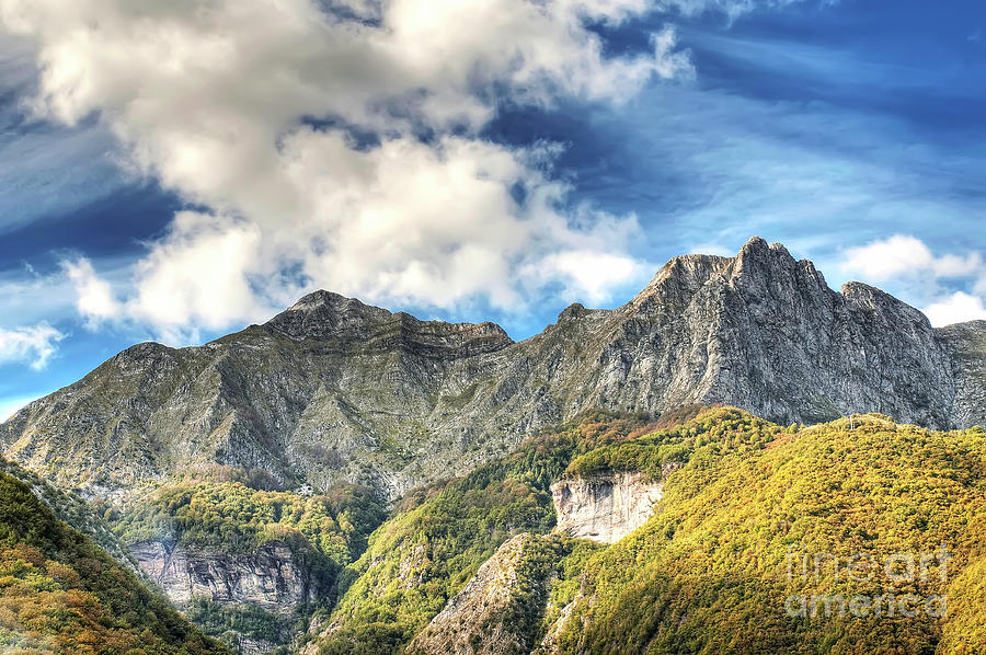 Tambura e Roccandagia Peaks - Alpi Apuane - Italy Photograph by Paolo Signorini