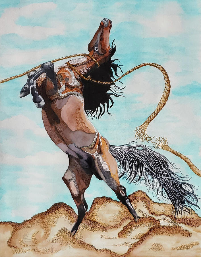 Taming the Horse Painting by Equus Artisan