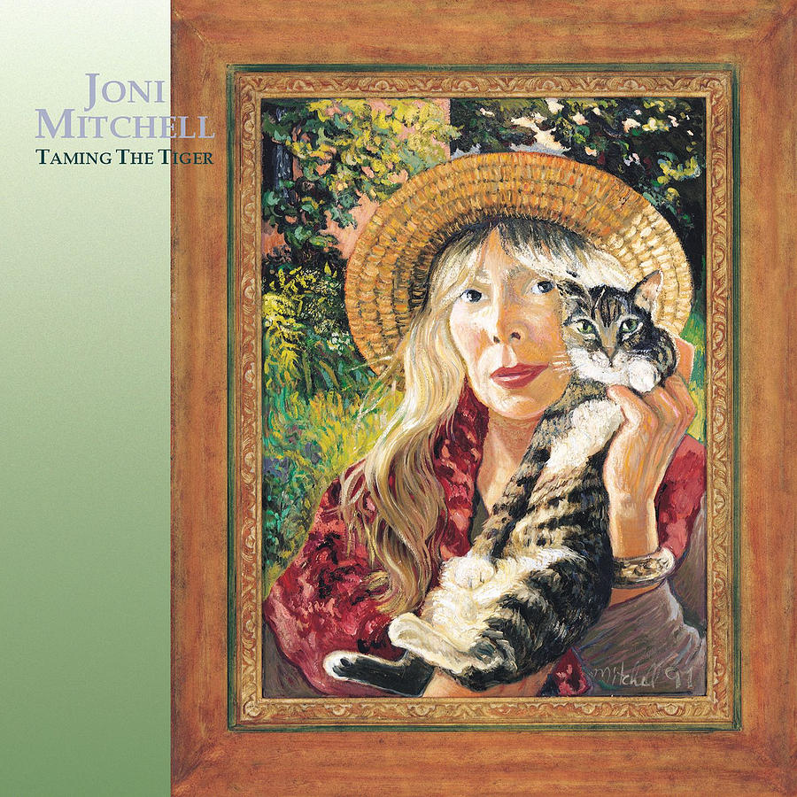 Taming the Tiger by Joni Mitchell Digital Art by Music N Film Prints