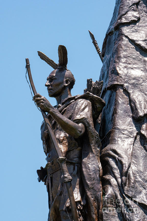 Tammany Regiment Monument Detail Photograph by Bob Phillips