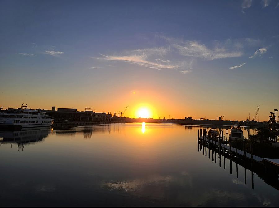 Tampa Bay Sunrise Photograph by Louise Sams - Fine Art America