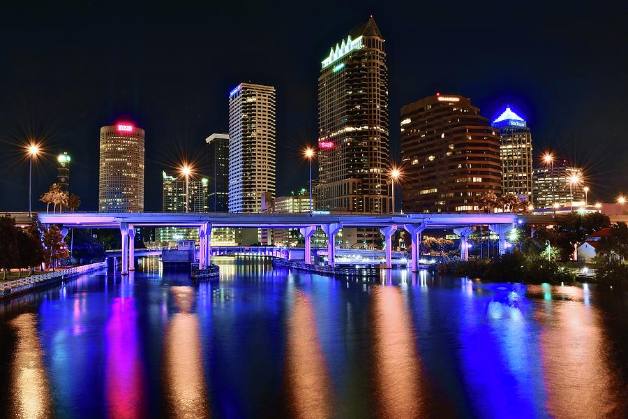 Tampa Bays Light Rays Photograph